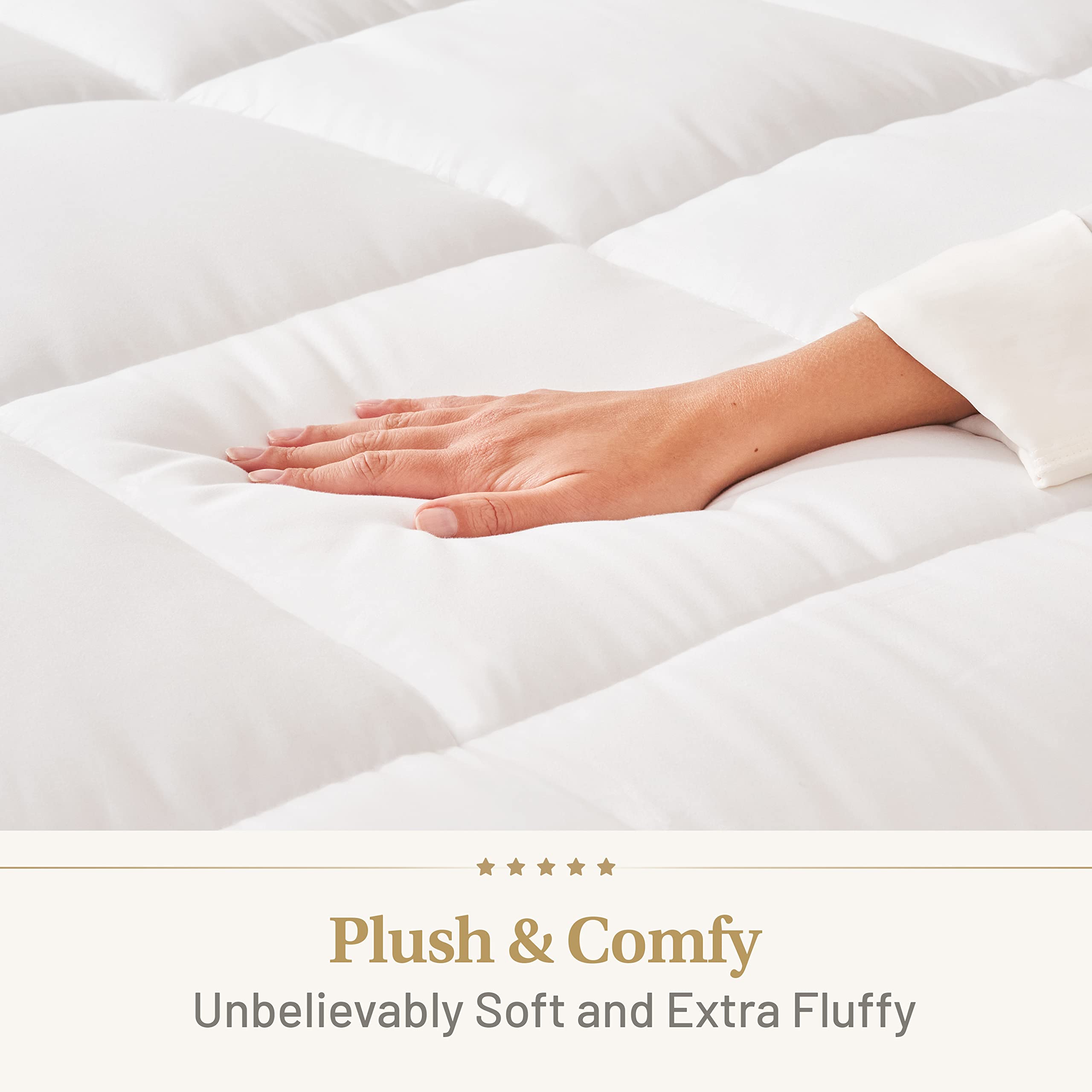 Lavish Comforts duvet insert reinforced stitching for secure fit and durability