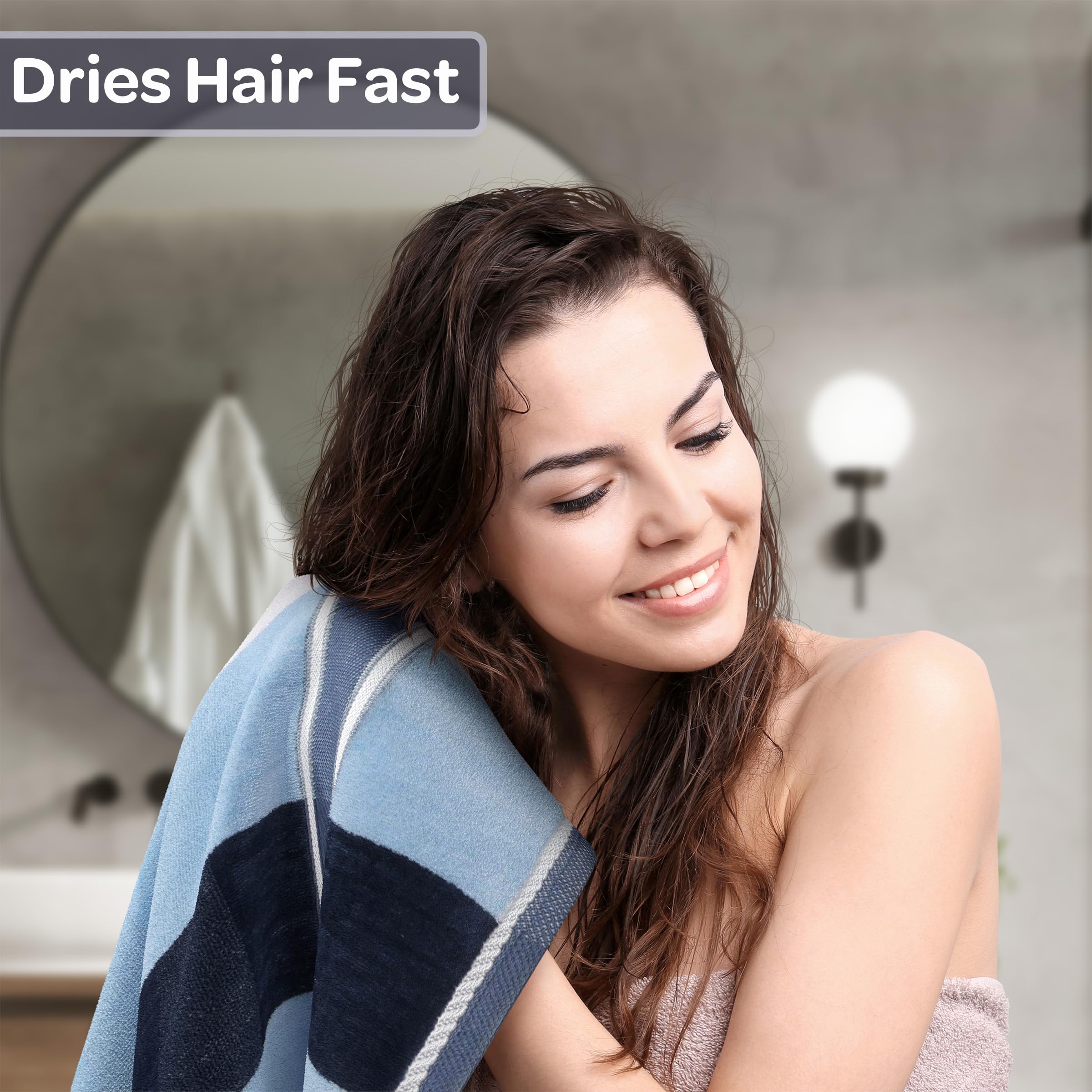 Lavish Home 525gsm cotton towels closeup showing premium density and absorbency.