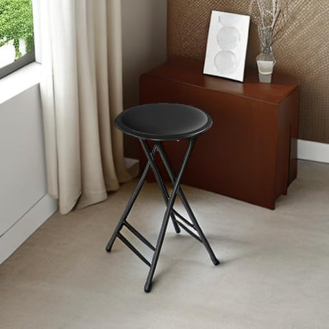 Lavish Home folding stool suitable for kitchen island or counter seating.