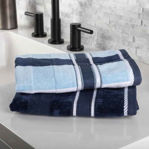 Lavish Home quick-drying, absorbent towels ready for daily shower or gym use.