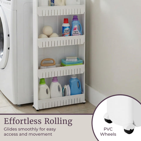 Lavish Home pantry and laundry storage ready to organize small spaces.