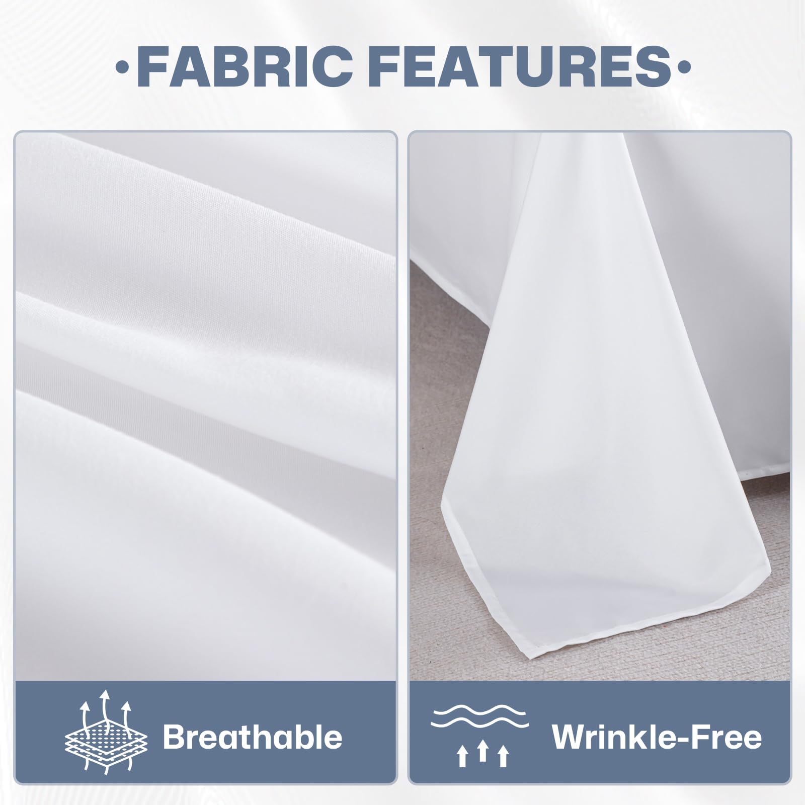 Lavisun hotel-inspired soft flat sheet in white conveys premium comfort.