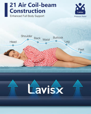 Lavisx waterproof and stain resistant fabric protects overnight guests