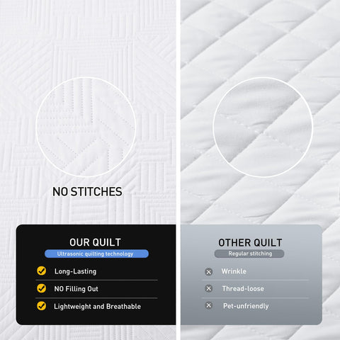 Lavsiry ultrasonic embossing close-up demonstrates wrinkle-free, durable finish.