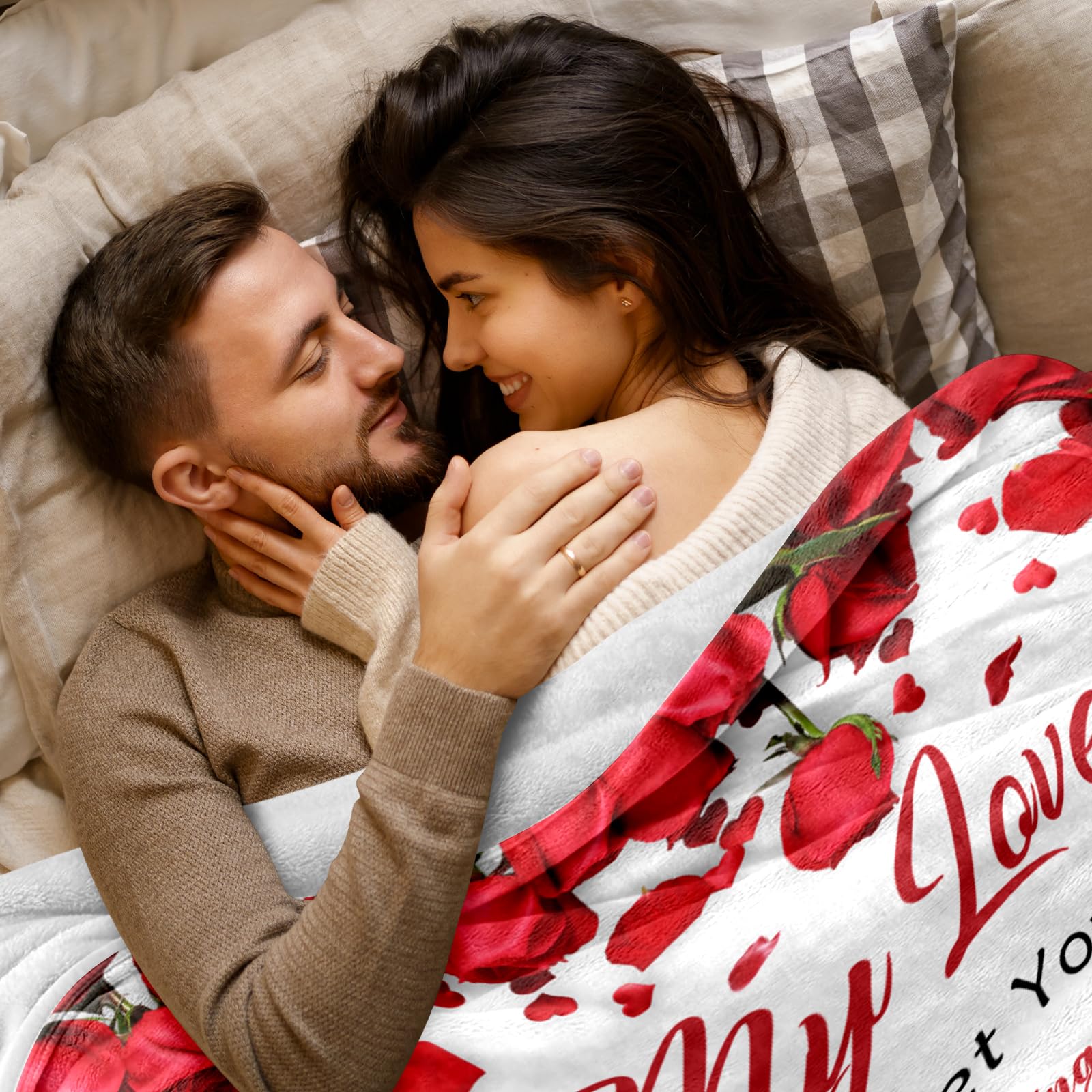 Lavua cozy throw on bed adding soft texture to decor