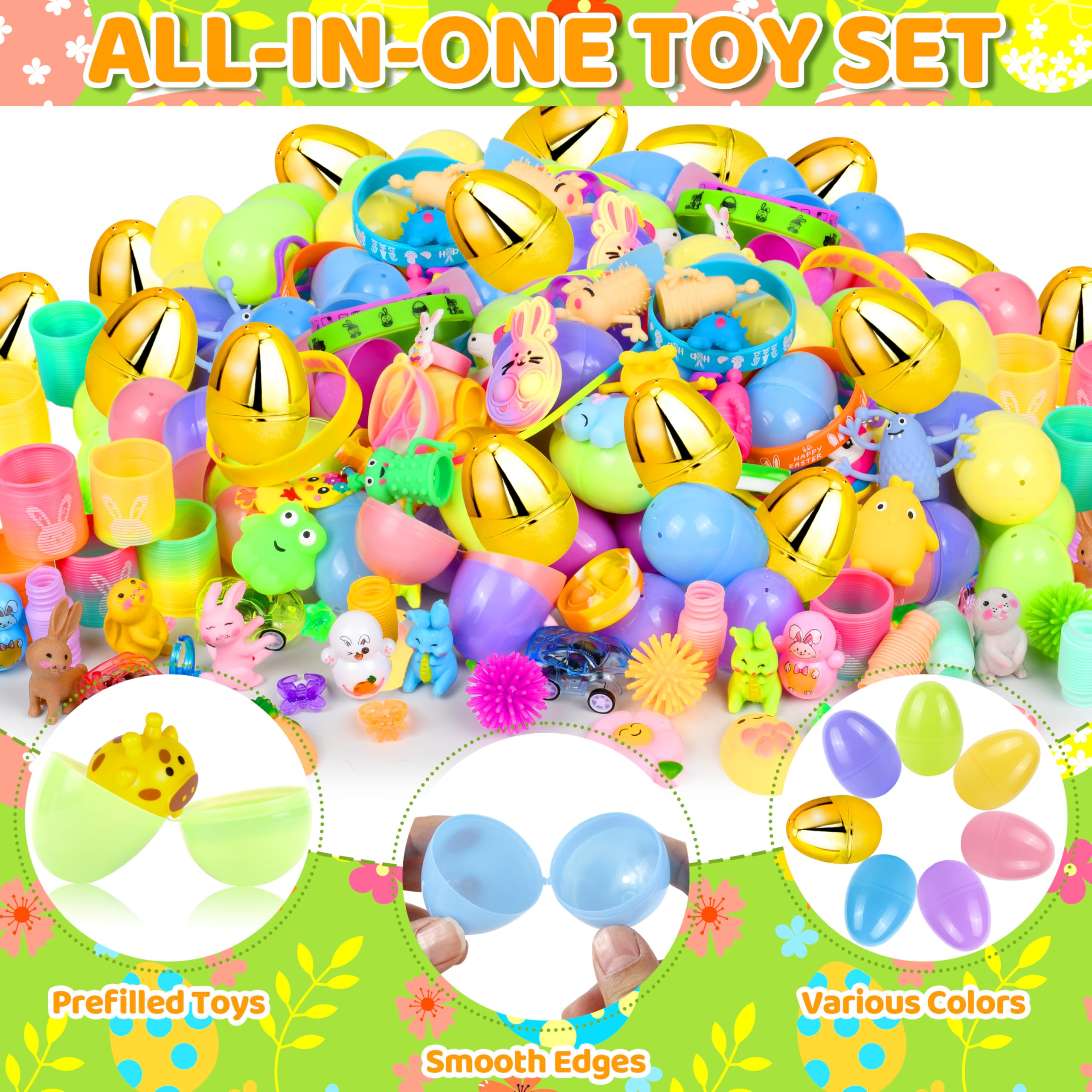 Lavwix eggs hide bouncy balls and bubble toys for discovery.