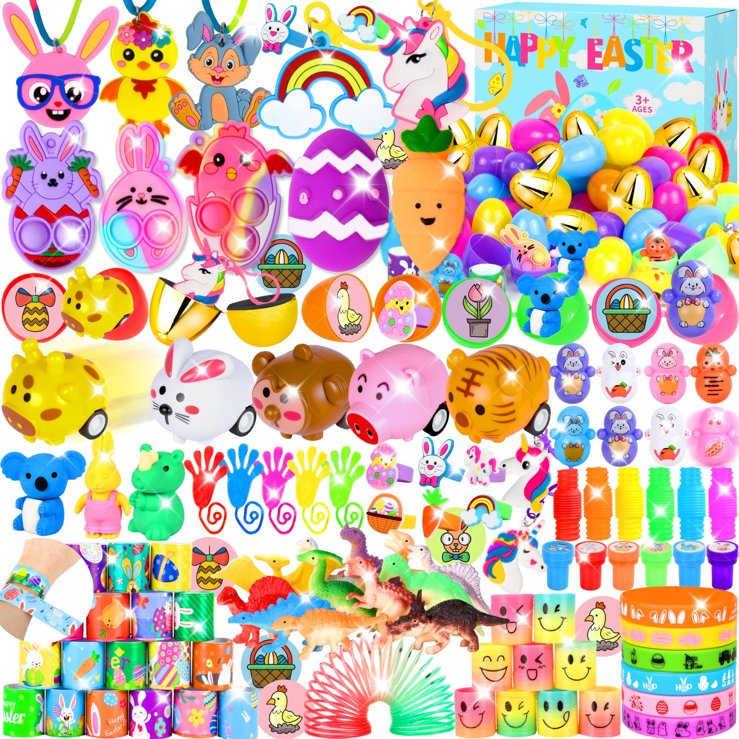 Lavwix Easter eggs prefilled with surprises for a fun egg hunt.
