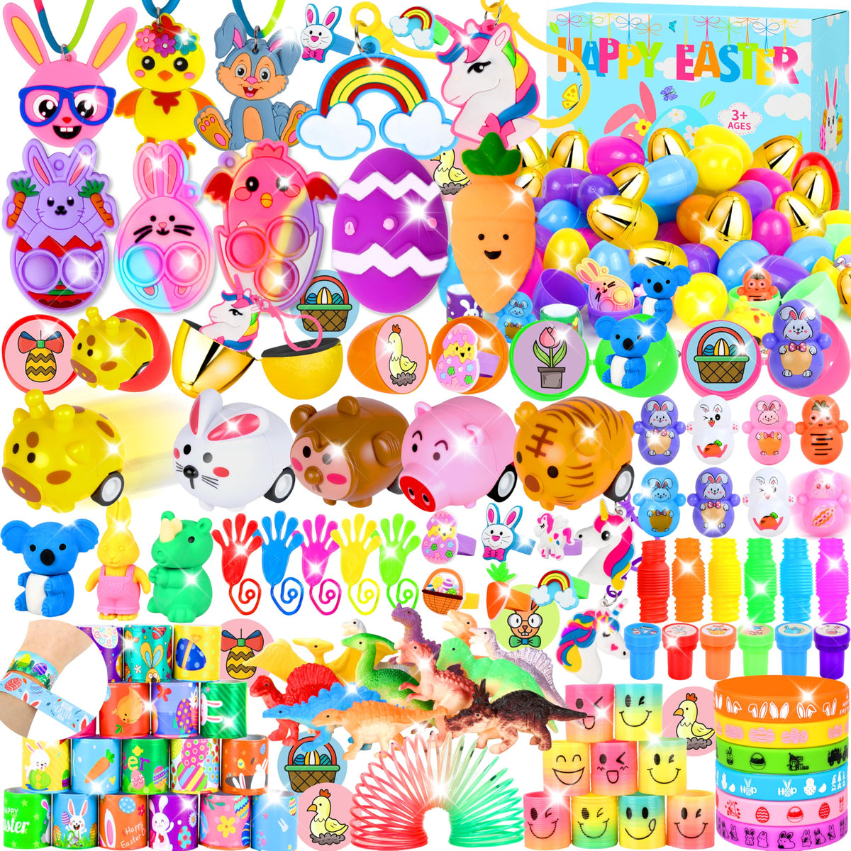 Lavwix Easter eggs prefilled with surprises for a fun egg hunt.