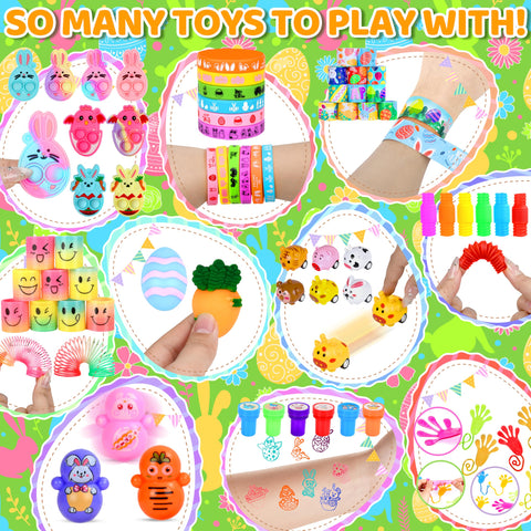 Lavwix eggs include stickers and erasers for classroom rewards.