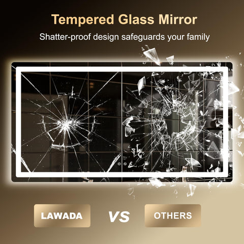 LAWADA installation options for horizontal or vertical mounting.