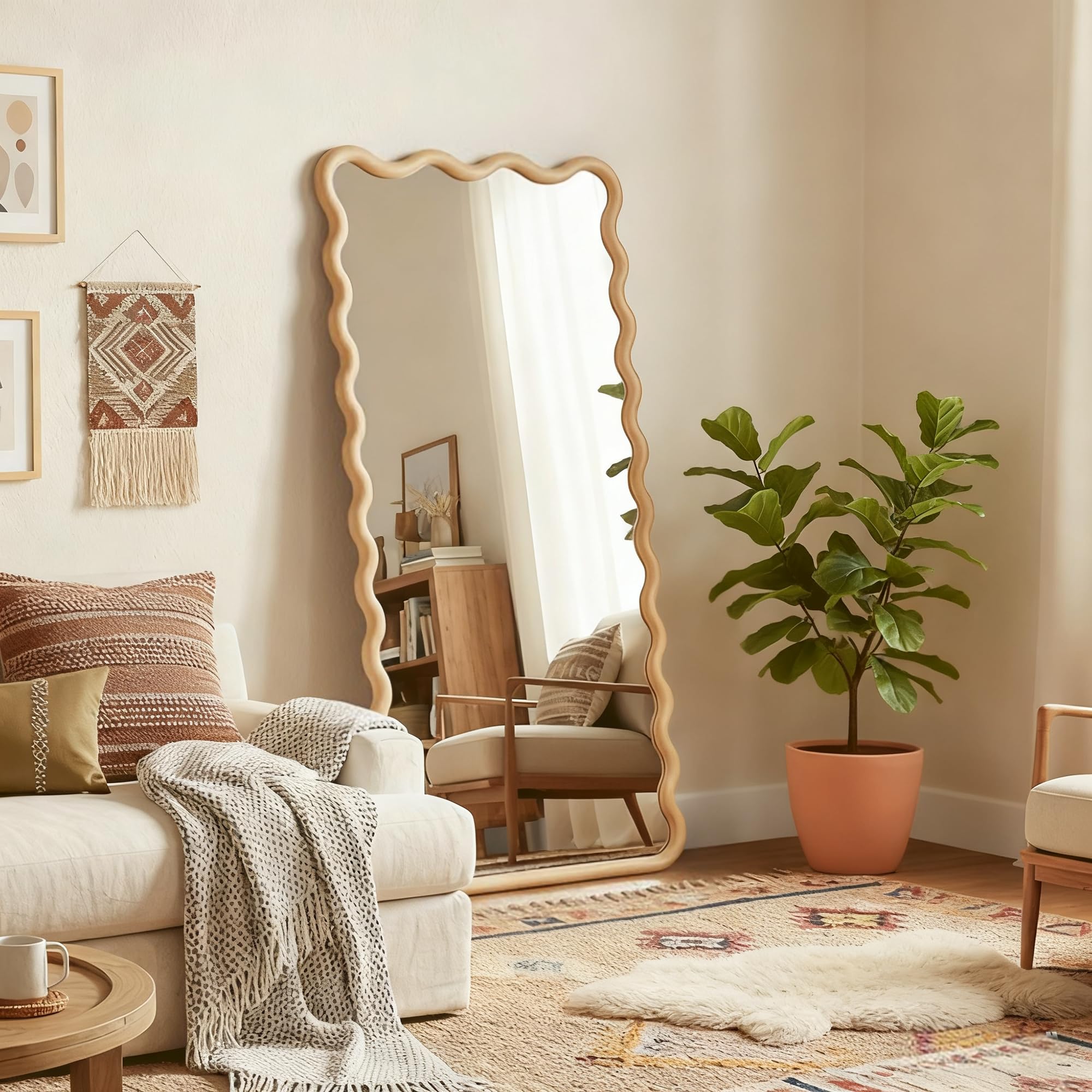 LAWADA paulownia wood frame adds lightweight durability and style