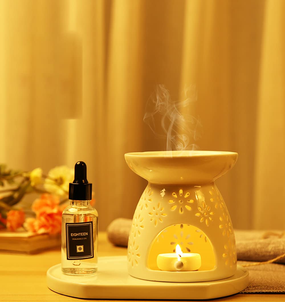 Lawei burner shown on table for living room decoration and mood lighting.