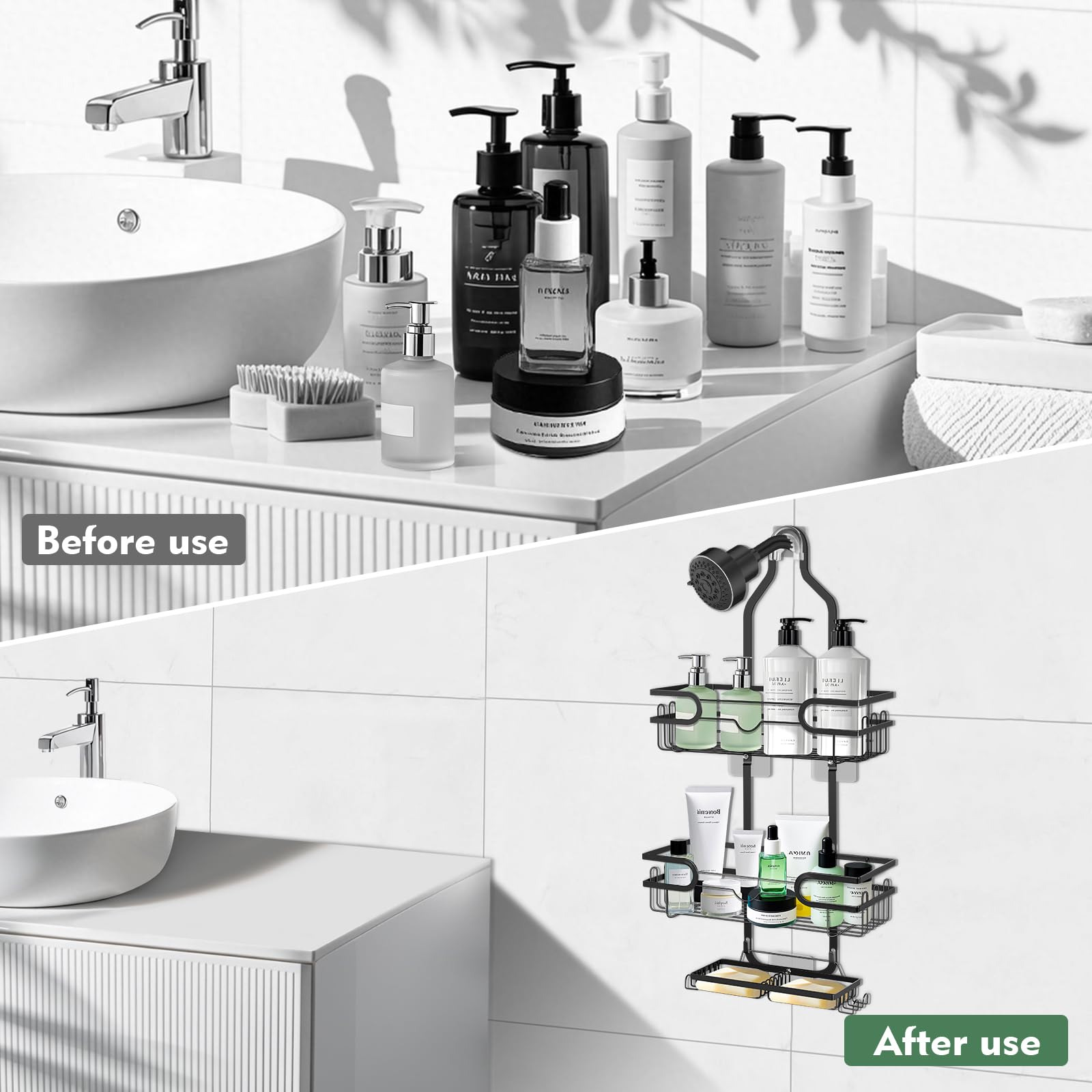 Lawhood-Mijin no-drill assembly shows easy, damage-free installation.