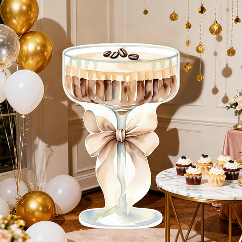 LawnIdyll a-tini-bit-older theme cutout adds humor to milestone celebrations