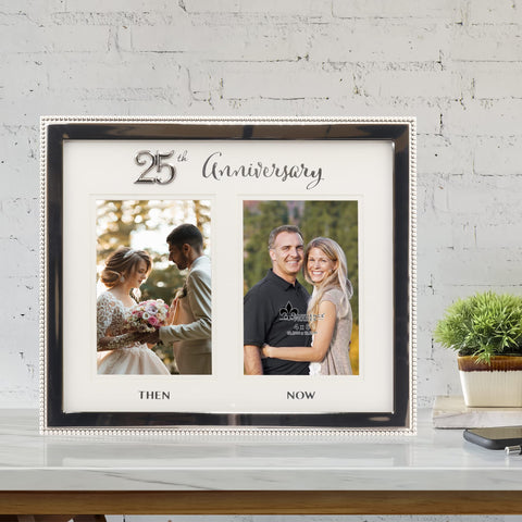 Lawrence Frames back view with velvet backing and easel for table or wall display.