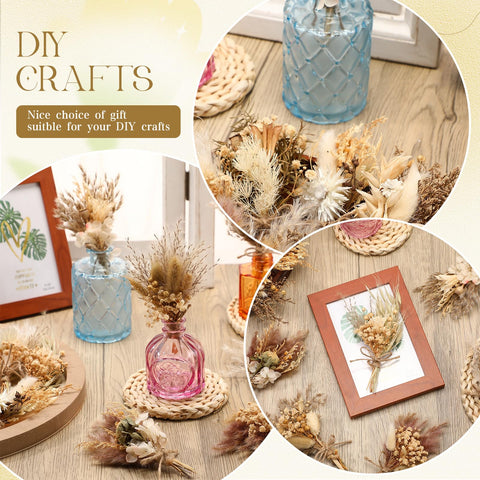 Layhit rustic dried flowers home decor for shelves and tabletops