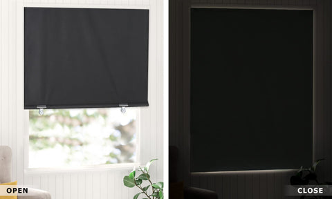 LazBlinds accessory kit includes clips and tubes for shade sizes.