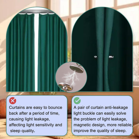 LAZTZQ internal curtain rod set rubber tape protection to prevent scratches