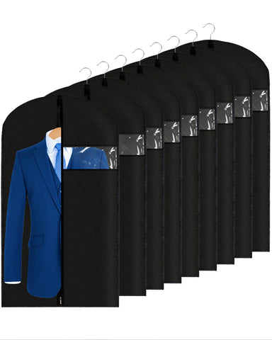 Lazydrop garment bag 24x43 with clear window for easy item identification.