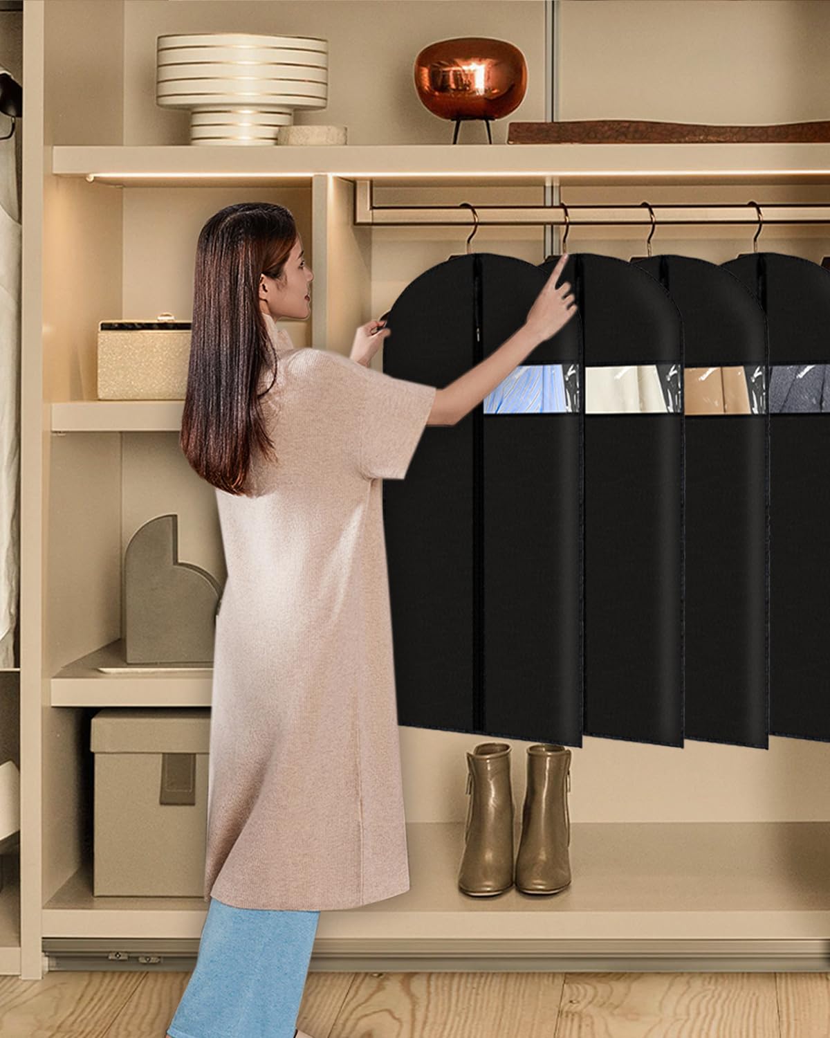 Lazydrop gift-ready clothes bag for organized wardrobes.