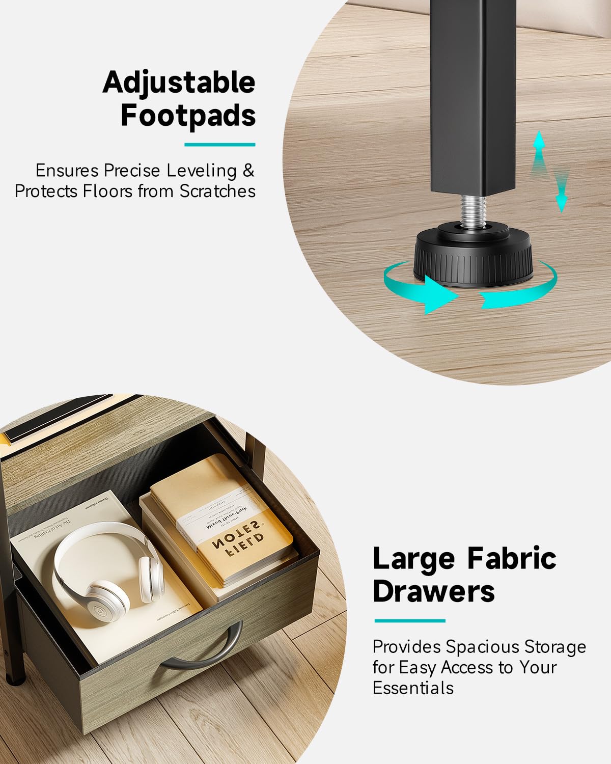 Lazzanto night stand quick assembly steps for easy setup