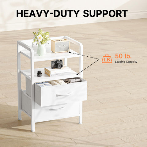 Lazzanto nightstand assembled quickly in about 30–45 minutes.