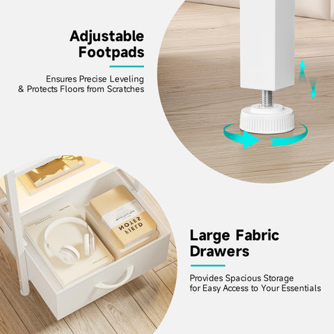 Lazzanto Night Stand ships with straightforward assembly instructions for quick setup.