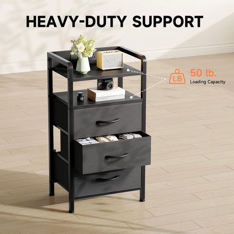 Lazzanto nightstand quick-setup assembly with clear instructions provided.