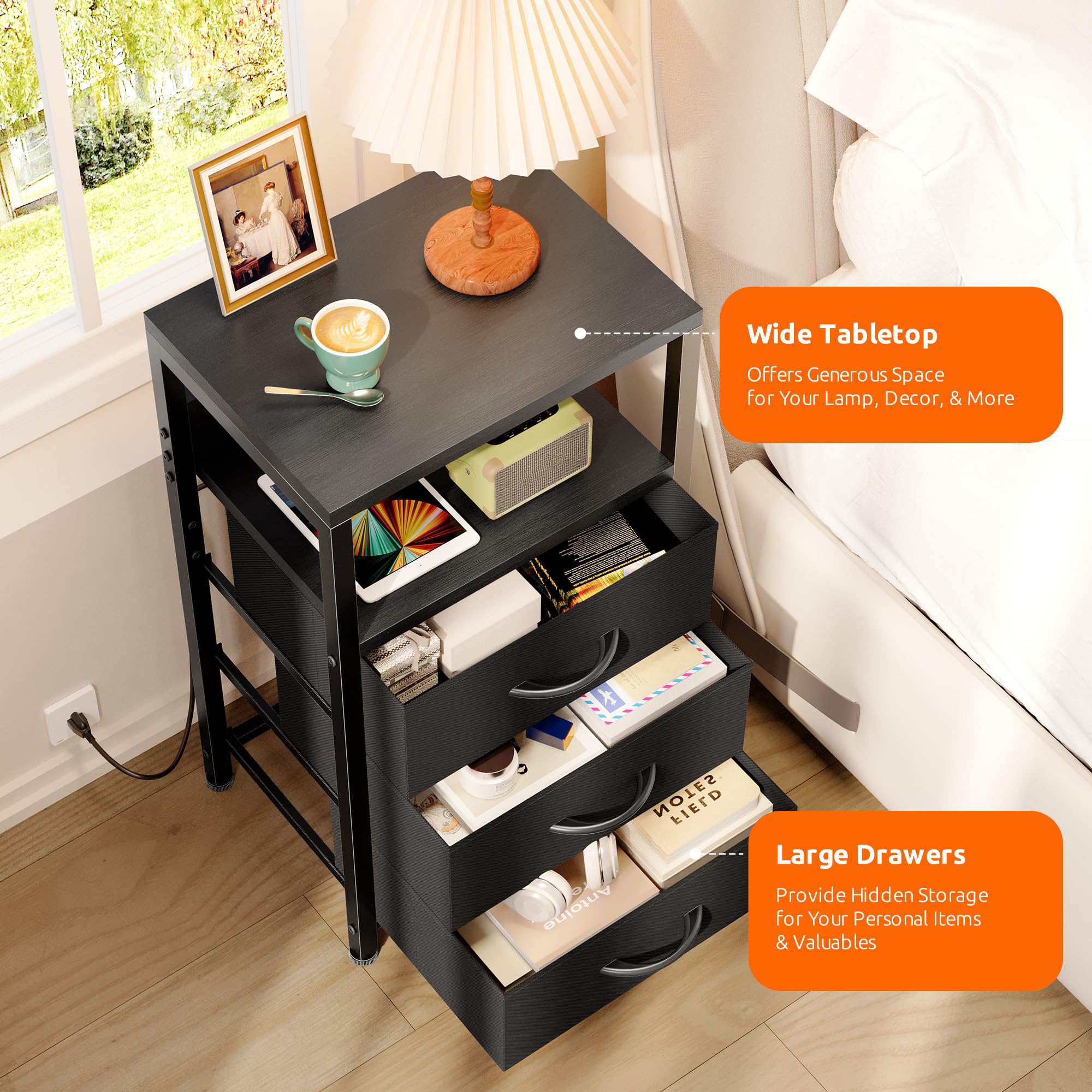 Lazzanto NightStand universal power hub powers multiple devices at once