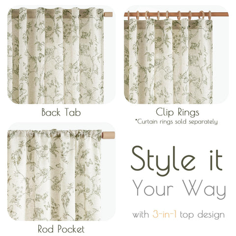 Lazzzy Charlotte botanical print creates subtle dimension on wall.