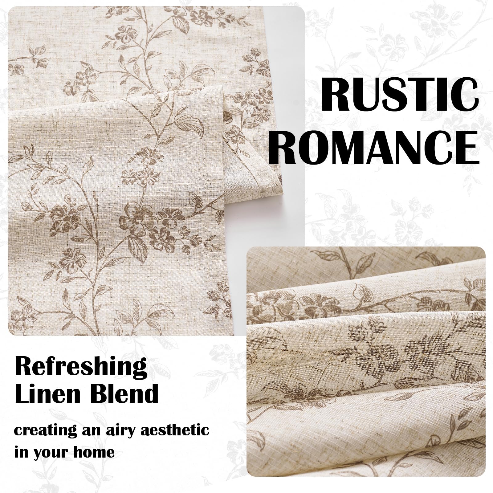 Lazzzy curtains showing rod-pocket and back-tab setup for versatile hanging options.