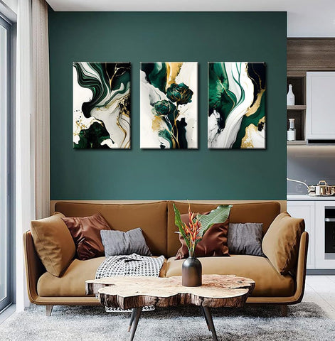 LBARTXY ready-to-hang framed canvas offers quick styling for dining rooms.