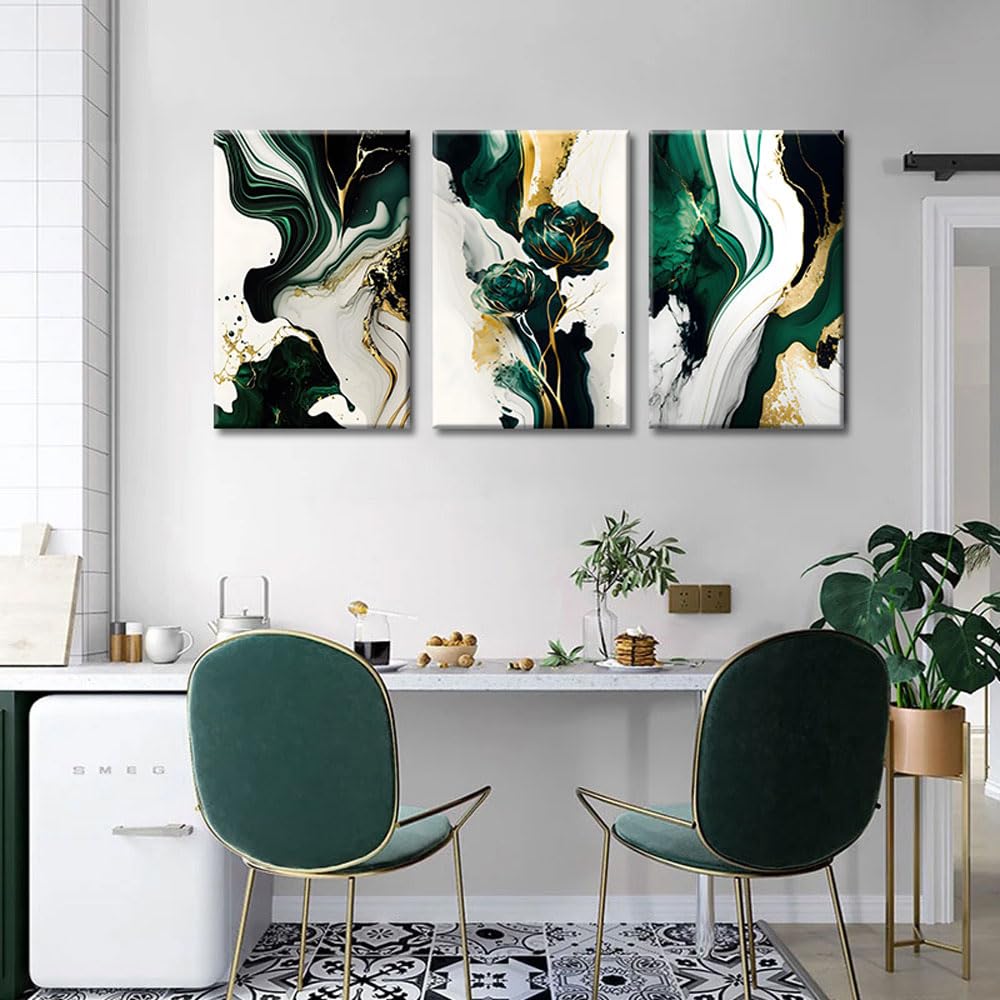 LBARTXY framed wall art set provides a vivid centerpiece for living areas or hallways.
