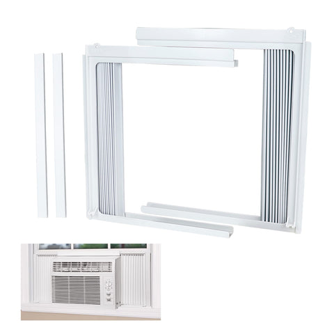 LBG Products window AC side panel frame left enhances insulation for 5000 BTU units.