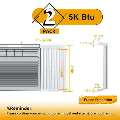 LBG Products window AC side panel frame right seals gaps for comfort.