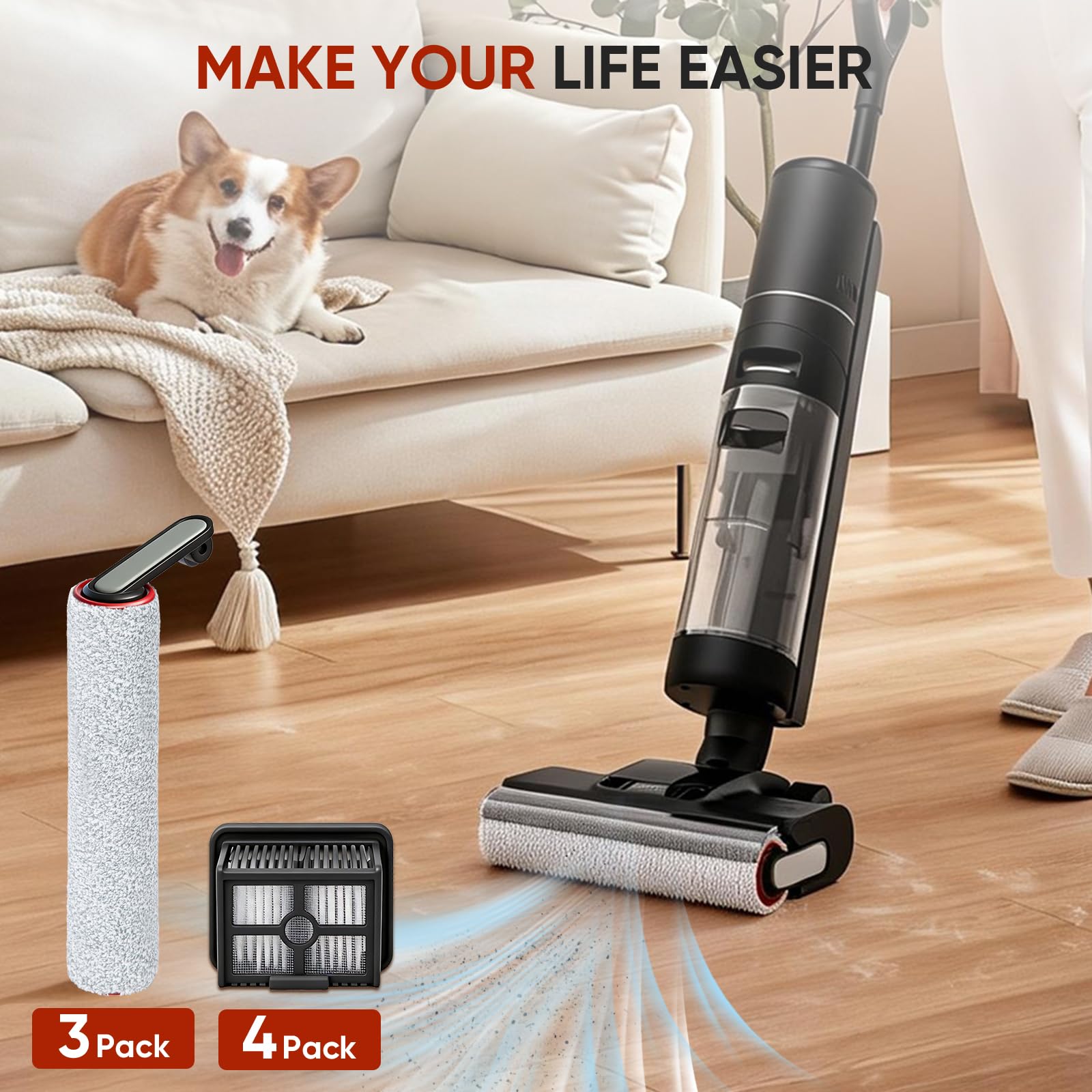 LBLVBNEWD Dreame H12 Pro filter in use for cleaner air and efficiency