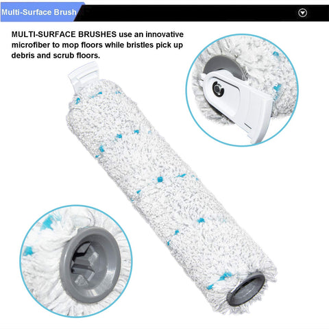 LBLVBNEWD dual-action cleaning brush lifts hair and debris from surfaces.