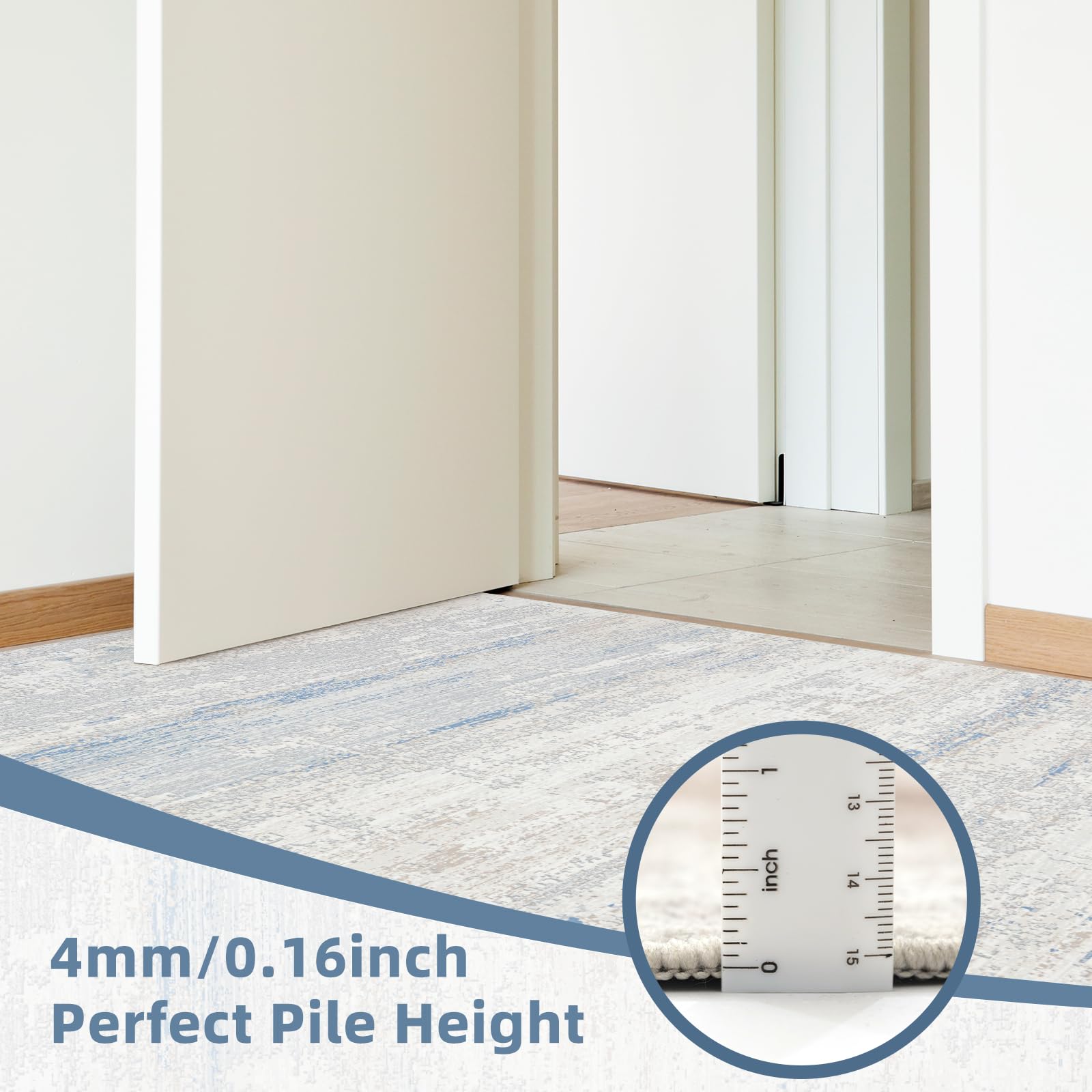 Lbris foldable rug 5x7 easy storage when not used.