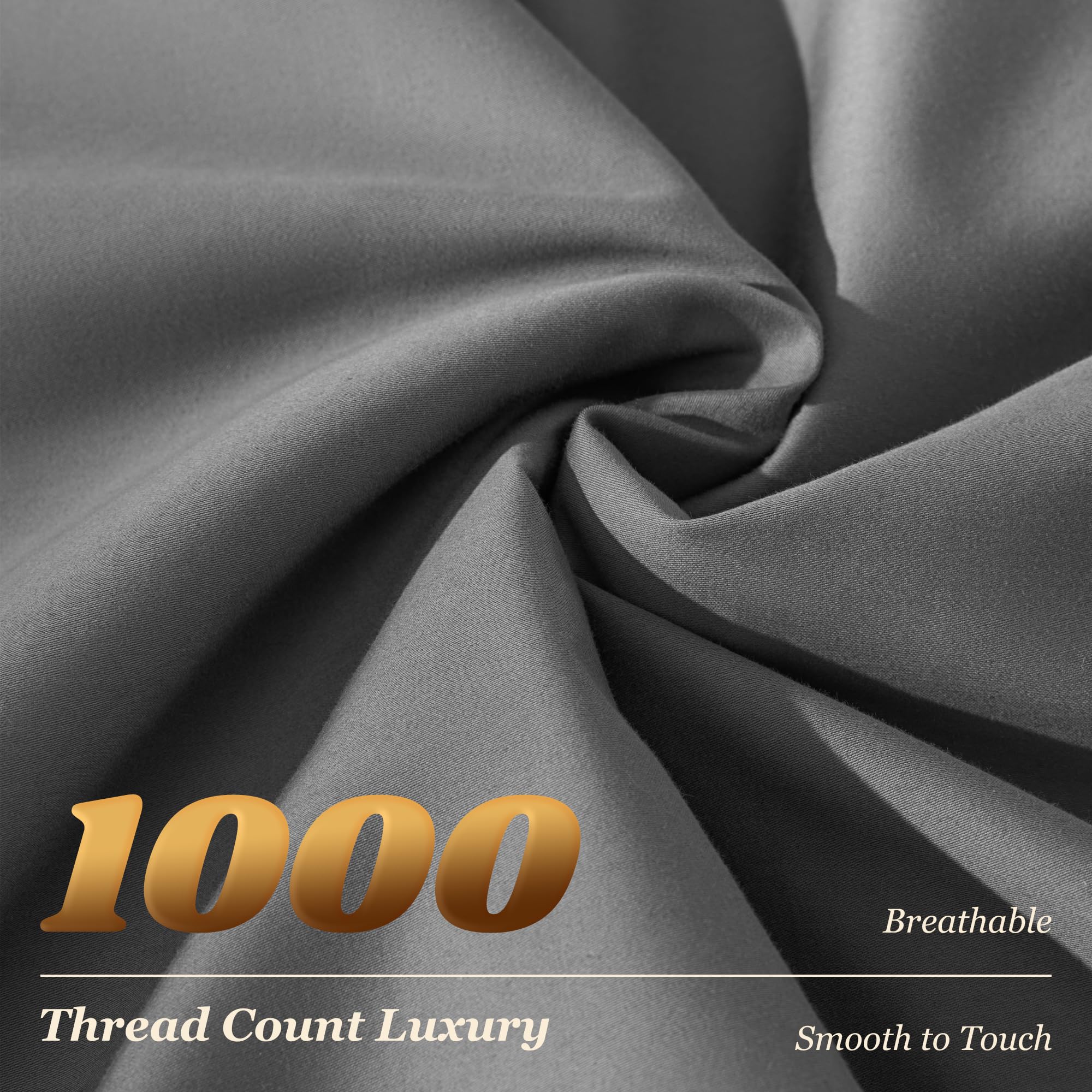 LBRO2M queen pillowcases provide soft, breathable sleep texture