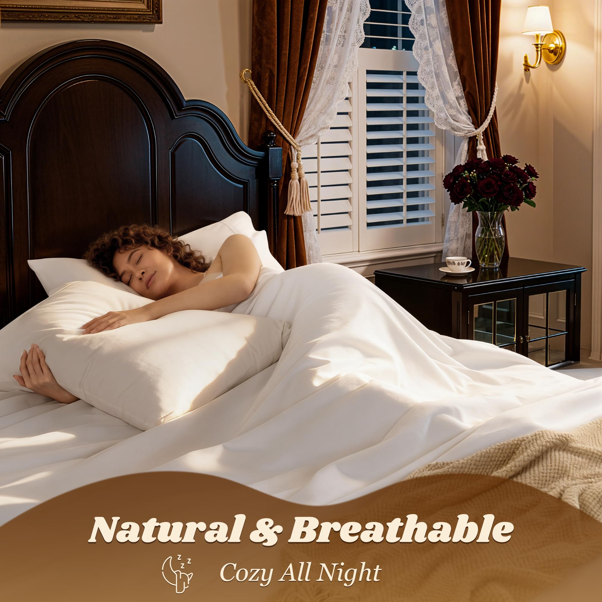 LBRO2M all-season bedding for year-round comfort