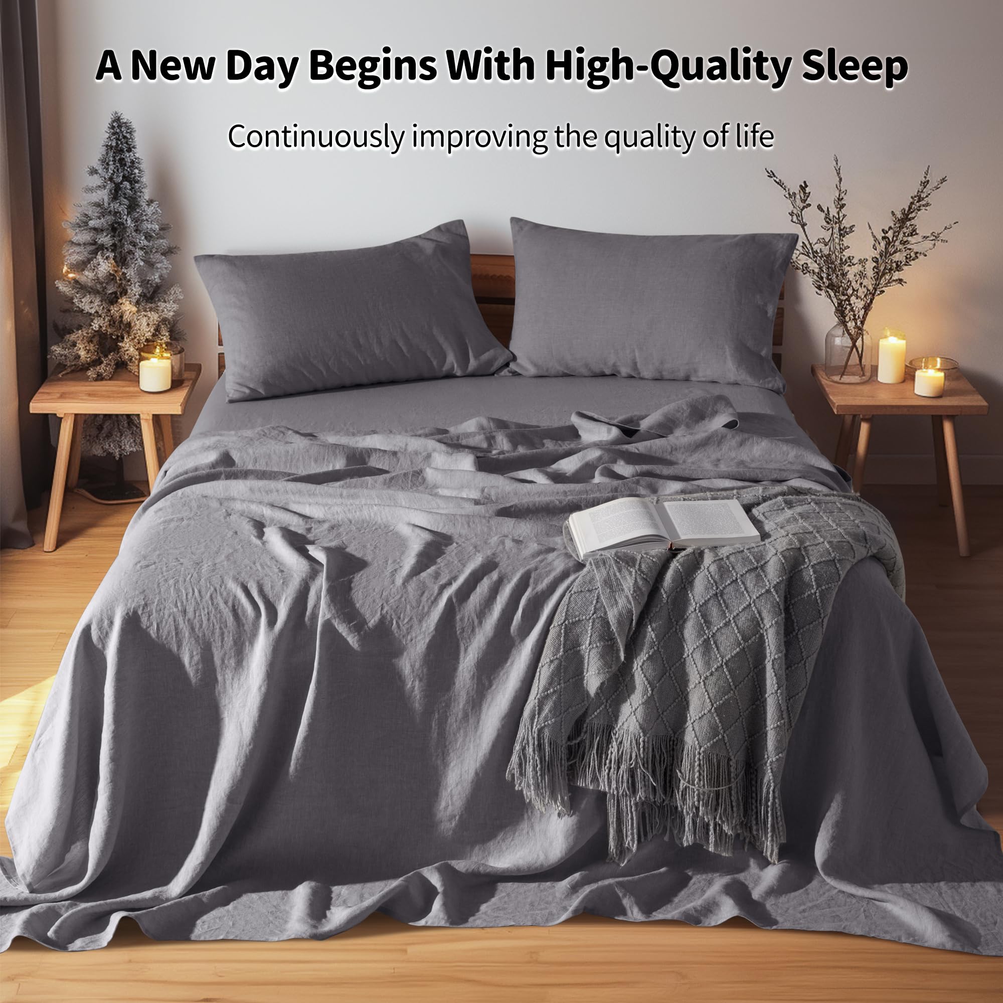 LBRO2M deep-pocket up to 16 inches fits taller king mattresses securely.