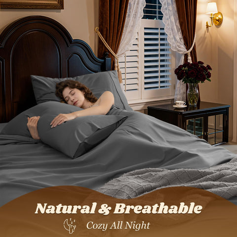 LBRO2M deep-pocket 16in fitted sheet on mattress for secure fit