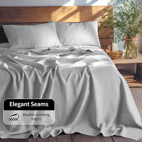 LBRO2M bed setup with linen looks inviting and comfortable