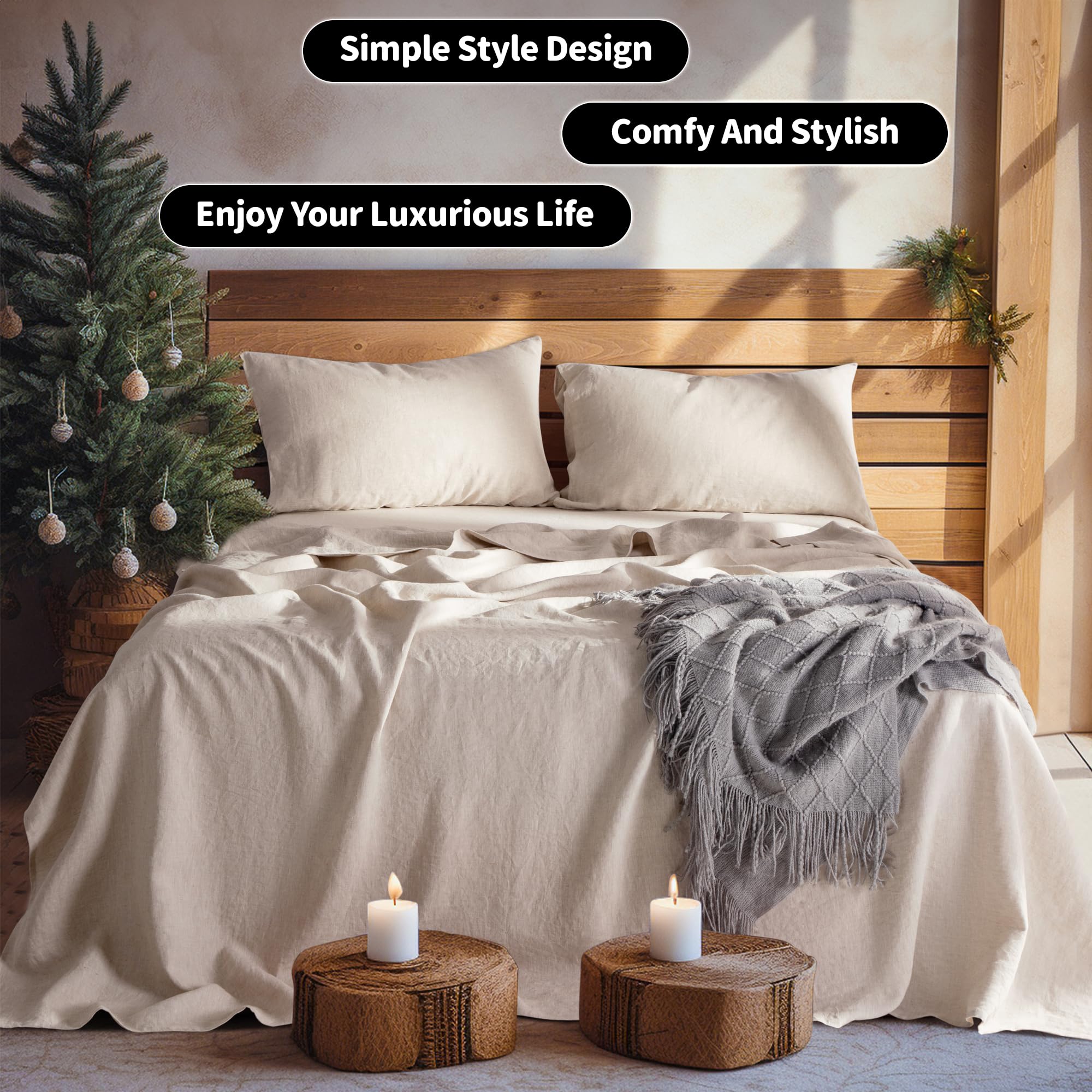 LBRO2M linen texture closeup reveals durable weave and natural fibers