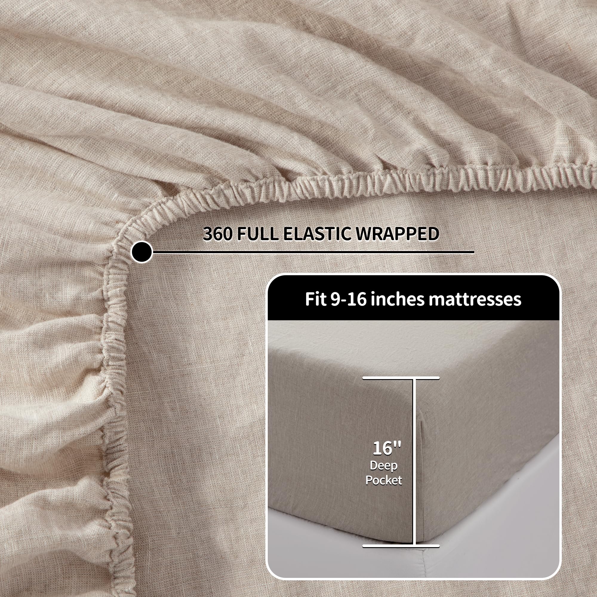 LBRO2M pillowcases 20x30 highlight soft, breathable fabric.