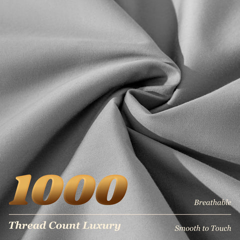 LBRO2M gray pillowcases deliver soft touch and durable nightly use