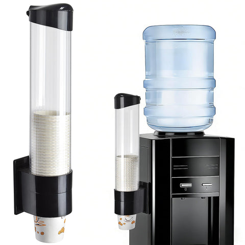 LBTING cup dispenser wall mount front view for organized service
