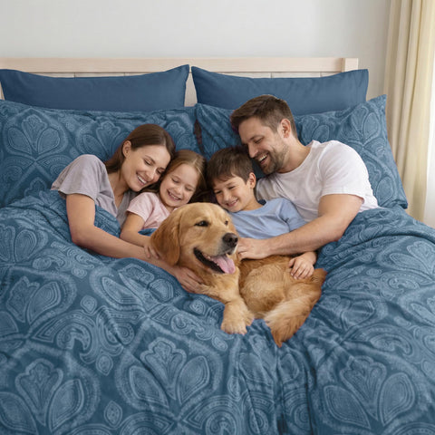 LDC breathable moisture-wicking bedding helps regulate temperature throughout the night