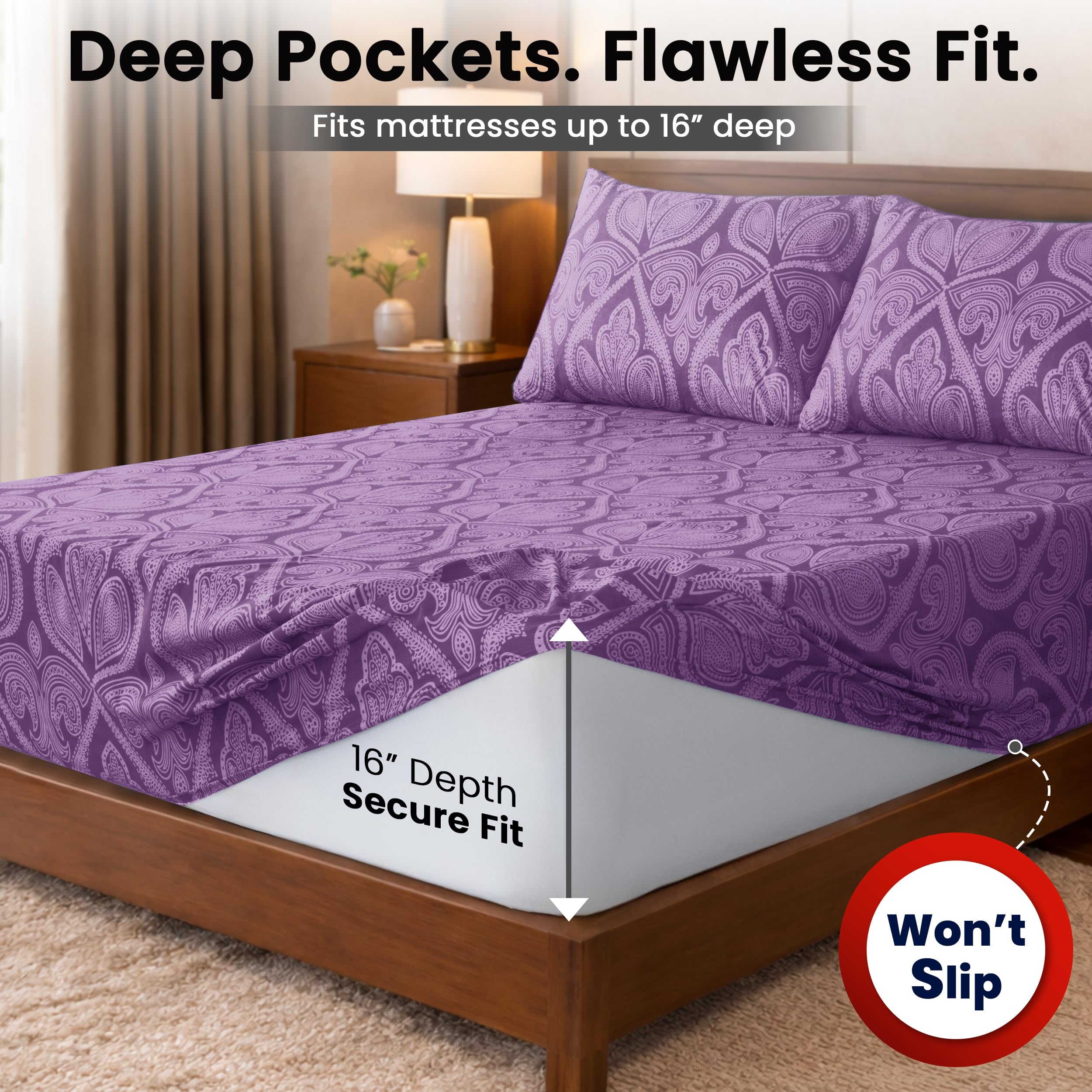 LDC Lux Decor wrinkle-resistant easy-care fabric remains neat after washing