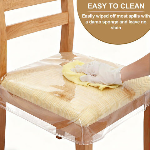LDXDRU clear PVC chair cover preserves chair color and shine